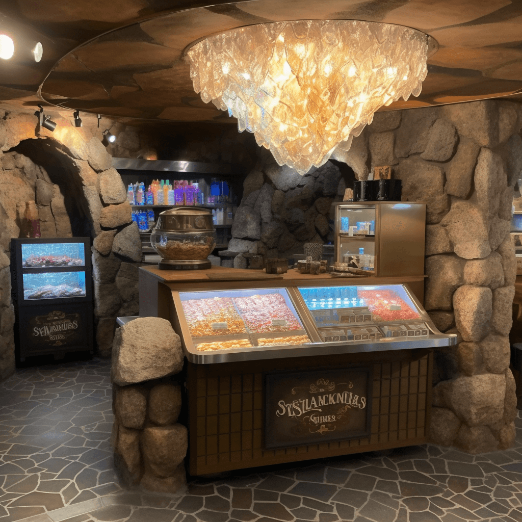 Sparkle & Savor Kiosk
