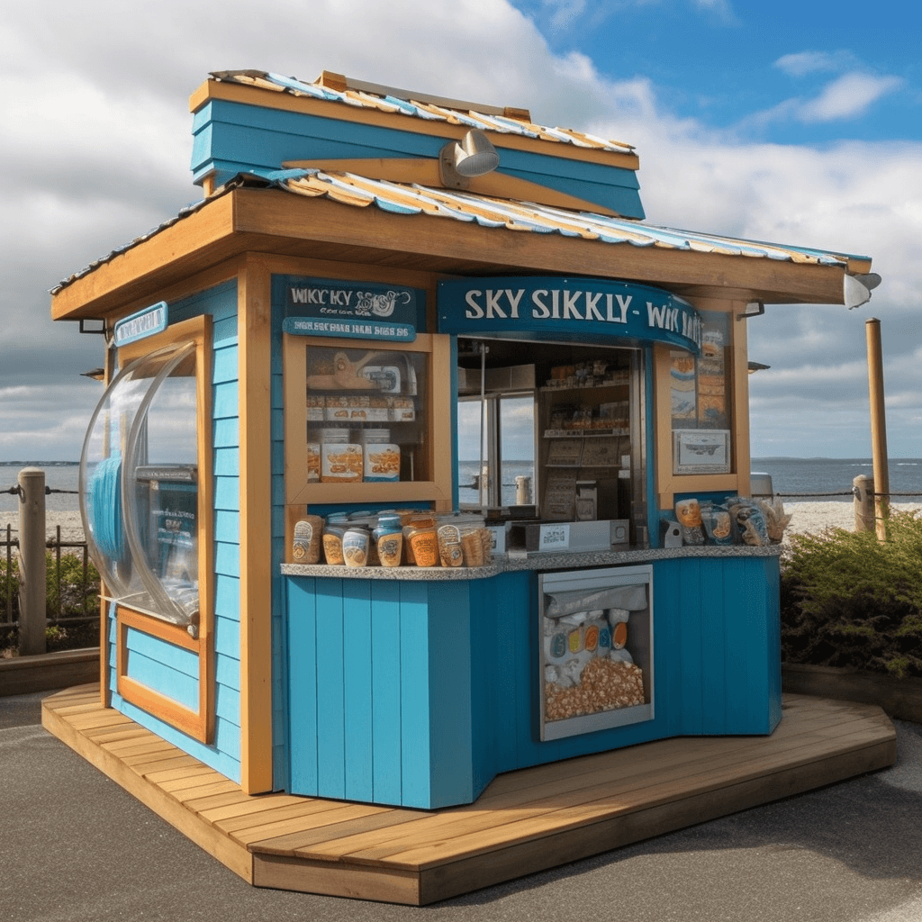 Sky-Whale Kiosk